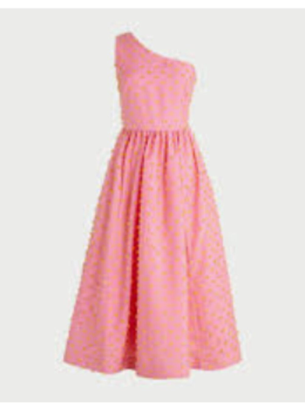J.Crew One Shoulder Textured Midi Dress - Size 12 Taffeta dress